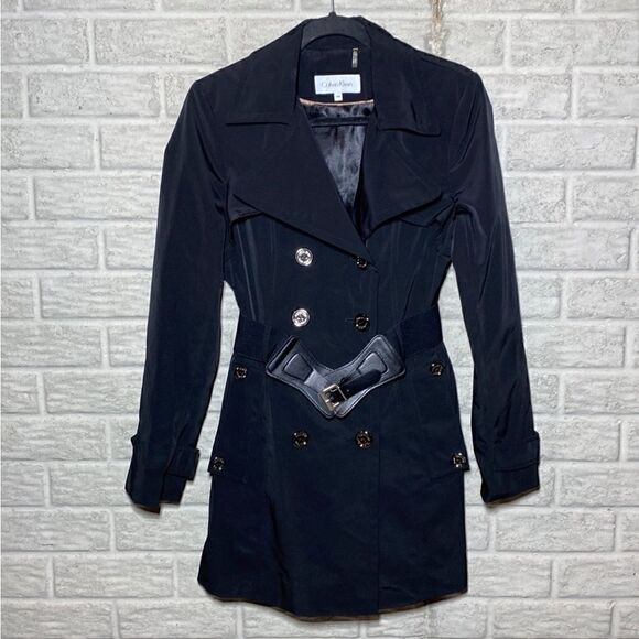 Calvin Klein belted jacket Women's Size Small - Picture 2 of 9